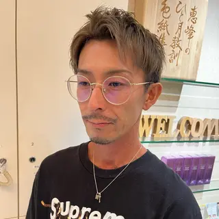 ショート メンズ 透明感カラー/ レイヤーkotonoのヘアスタイル