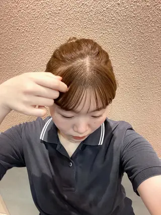 ミディアム 似合わせ/透明感 /レイヤー/りほ🤍のヘアスタイル