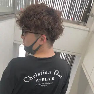 ショート パーマ メンズ 艶髪/シールエクステ 🌻ノゾミ🌻のヘアスタイル