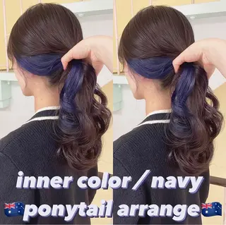 カラー 渋谷:インナーカラー ／🍒エリカ🍒のヘアスタイル