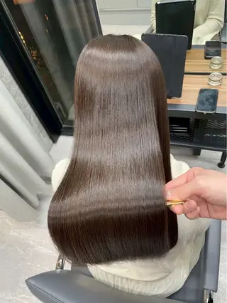 ロング youres hair 髪質改善トリートメント&ヘッドスパ  新宿三丁目店所属・髪質改善/艶髪 韓国レイヤー/えすたのヘアスタイル