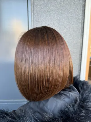 ミディアム カラー 大谷 歩未のヘアスタイル
