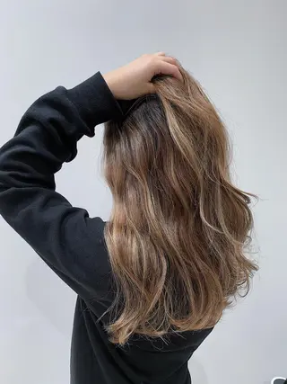 ロング カラー レイヤーカット/艶髪 🎀笠原 優花🎀のヘアスタイル