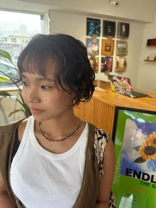 ショート ノハナ💜北谷 BY MY SIDEのヘアスタイル