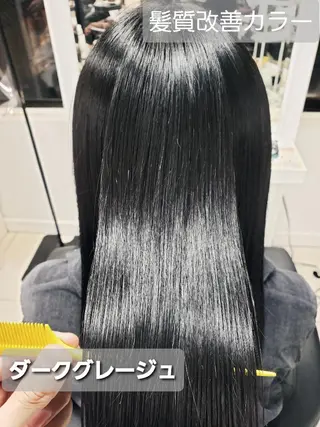 ロング カラー 染野 匠のヘアスタイル