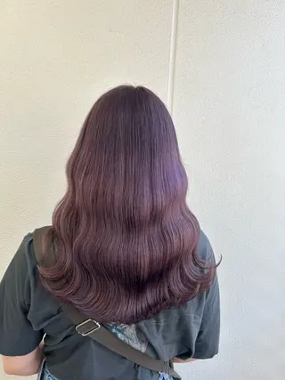 セミロング カラー ヘアアレンジ 《暖色/韓国hair 》🇰🇷桑原ユキネのヘアスタイル