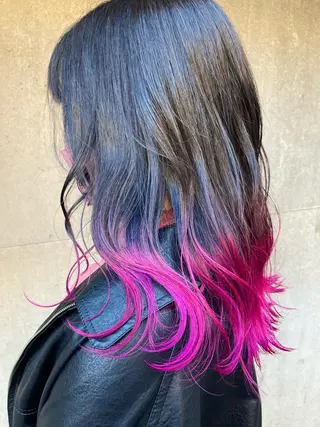 ミディアム カラー Yamamoto 半個室美容室zinaのヘアスタイル