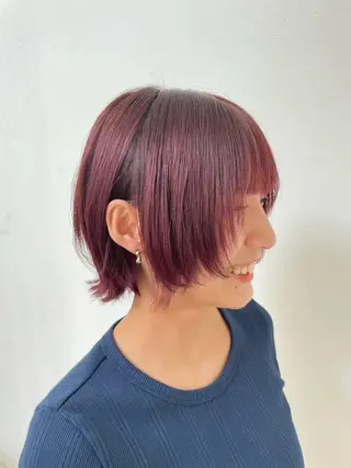 ショート カラー コイデ リュウセイのヘアスタイル