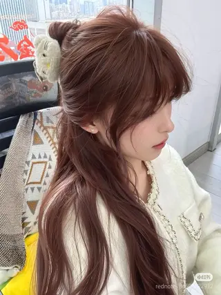 ロング カラー 🎀愛されgirly ヘア🫧Ayakaのヘアスタイル