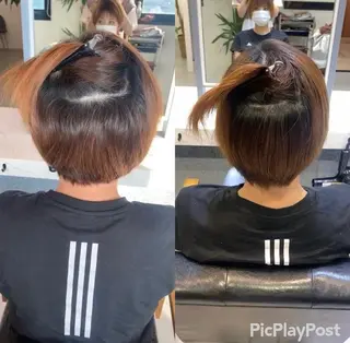 Agu hair emio城陽所属・Agu peachのヘアスタイル