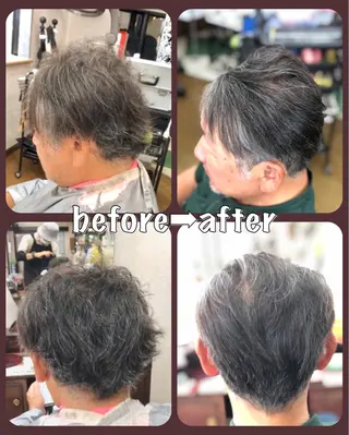 メンズ カラー損傷毛縮毛矯正 ツイストスパ佐藤昭利のヘアスタイル