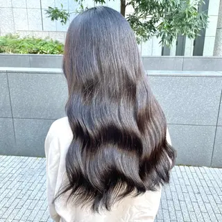 ロング カラー 🔵暗髪　特化🔵 梅田・増田のヘアスタイル