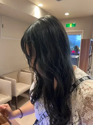 ロング カラー dogstar小林諒 レイヤー/パーマのヘアスタイル