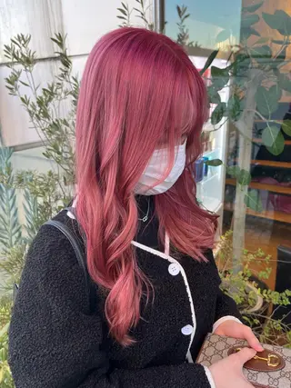 ロング カラー うるツヤハイトーン✨ /西川郁巳のヘアスタイル