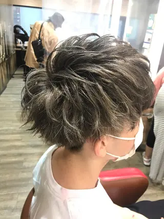 ショート カラー メンズ 12月限定クーポン 💕大量更新ブリーチのヘアスタイル