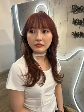 ロング カラー ミナミ🩰デサインカ ラー♡ヘアセットのその他イメージ