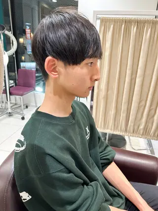 メンズ パーマ/イルミナ カラー 三浦菜々子のヘアスタイル