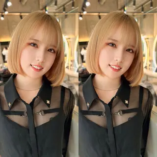 ミディアム ✨髪質改善特化✨副 店長椎葉信乃介のヘアスタイル