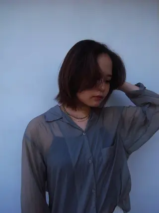 ミディアム 【8日🈳あり】 【辻堂】イシバシのヘアスタイル