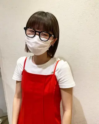 ショート カラー ヘアアレンジ パーマ指名No1 /namiのヘアスタイル