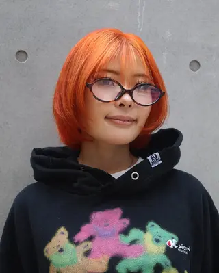 ショート カラー レイヤーカット /ハイトーンchaoのヘアスタイル