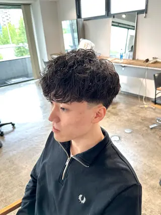 パーマ メンズ 骨格補正施術/メンズ 専門美容師/YUYAのヘアスタイル