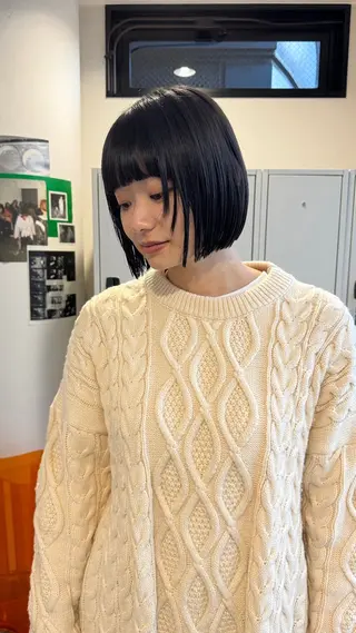 ミディアム カラー kakeru パーマ特化美容師のヘアスタイル