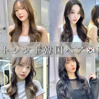 ロング 池袋/韓国/レイヤー 髪質改善/村上けいとのヘアスタイル