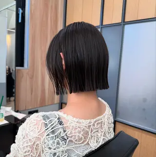 ショート カラー 神戸ボブ✂️ ioe三宮/田 伸佳のヘアスタイル