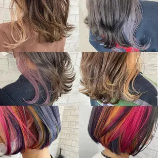 ミディアム カラー Eleanor立川北口所属・🦋YUI 髪質改善 ブリーチ 着付け🦋のヘアスタイル