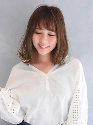 ミディアム SALOWIN大宮suite所属・🫧髪質改善🫧 園城寺裕也のヘアスタイル