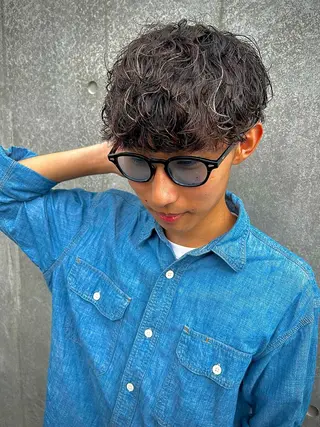 パーマ メンズ beauty   resort akahige所属・山田 太陽のヘアスタイル