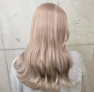 ロング カラー youres hair 髪質改善トリートメント&ヘッドスパ  新宿三丁目店【ユアーズヘア】所属・🦋透明感カラー 👑NODOKA🦋のヘアスタイル