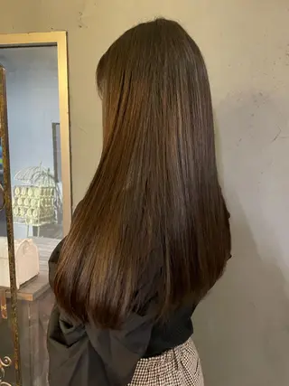 ロング 馬場 瑞穂のヘアスタイル