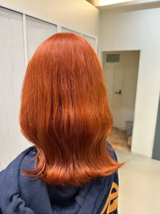 ミディアム カラー 後藤 由希のヘアスタイル