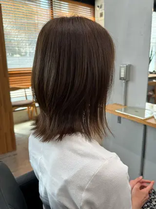 ミディアム アキト/ メンズ/透明感暗髪のヘアスタイル