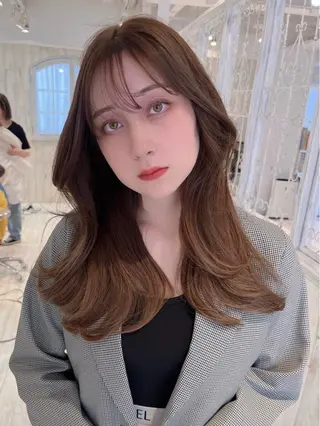 ロング レイヤーカット ✨️進藤ひかりのヘアスタイル