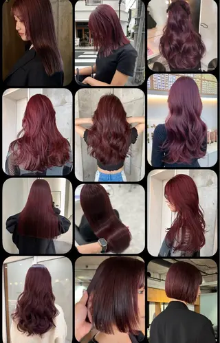 カラー 本田 聖のヘアスタイル