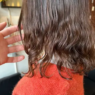 ミディアム パーマ インナーカラー指名 No.1菊池柊真のヘアスタイル