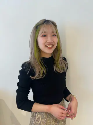 ロング カラー 美髪矯正/髪質改善/ 艶髪🤍伊藤梨紗のヘアスタイル