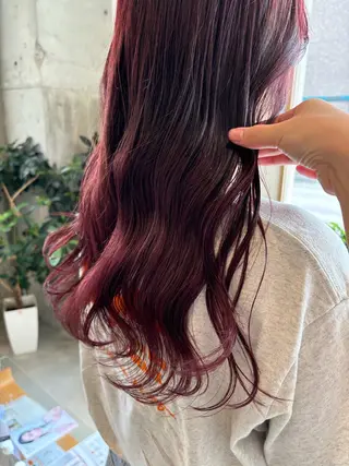 ロング 大曽根/艶カラー🌷 暖色/yuukaのヘアスタイル