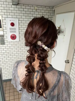 ヘアアレンジ 参列・イベントヘア♡ ゆいなのヘアスタイル