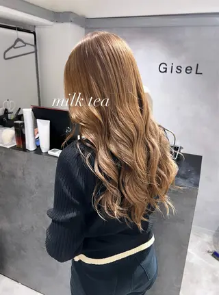 ロング カラー TOMONA👑 GiseL梅田店のヘアスタイル