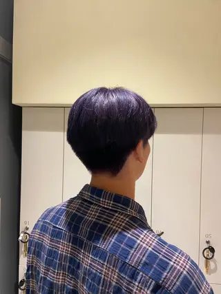 カラー メンズ 髪質改善✨/ 透明カラー🫧れいなのヘアスタイル