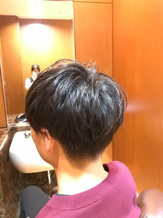 ミディアム 砂川 すながわのヘアスタイル