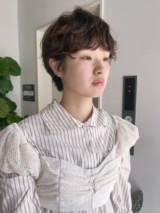 ショート パーマ kawai rihoのヘアスタイル