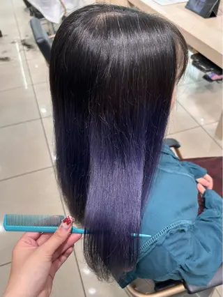 ロング カラー 【🎀推し デザイン カラー】小池 雪奈のヘアスタイル