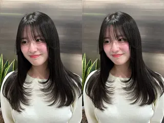 ミディアム カラー 冬っぽカラー/ マツエク/ゆきなのマツエク・マツパデザイン