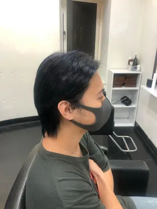 ミディアム カラー メンズ Vis-a-Vis志村坂上所属・段下 航一郎のヘアスタイル