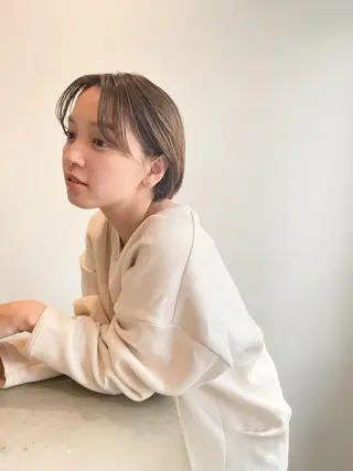 ショート カラー CEINE【セーヌ】 三軒茶屋のヘアスタイル